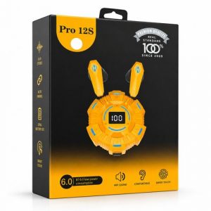 Pro 12S Wireless Bluetooth Earbuds – Premium HiFi Sound & Smart Touch Technology