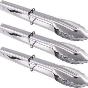 3pcs Steel Serving Cooking Camping Barbecue10" 3 পিস)