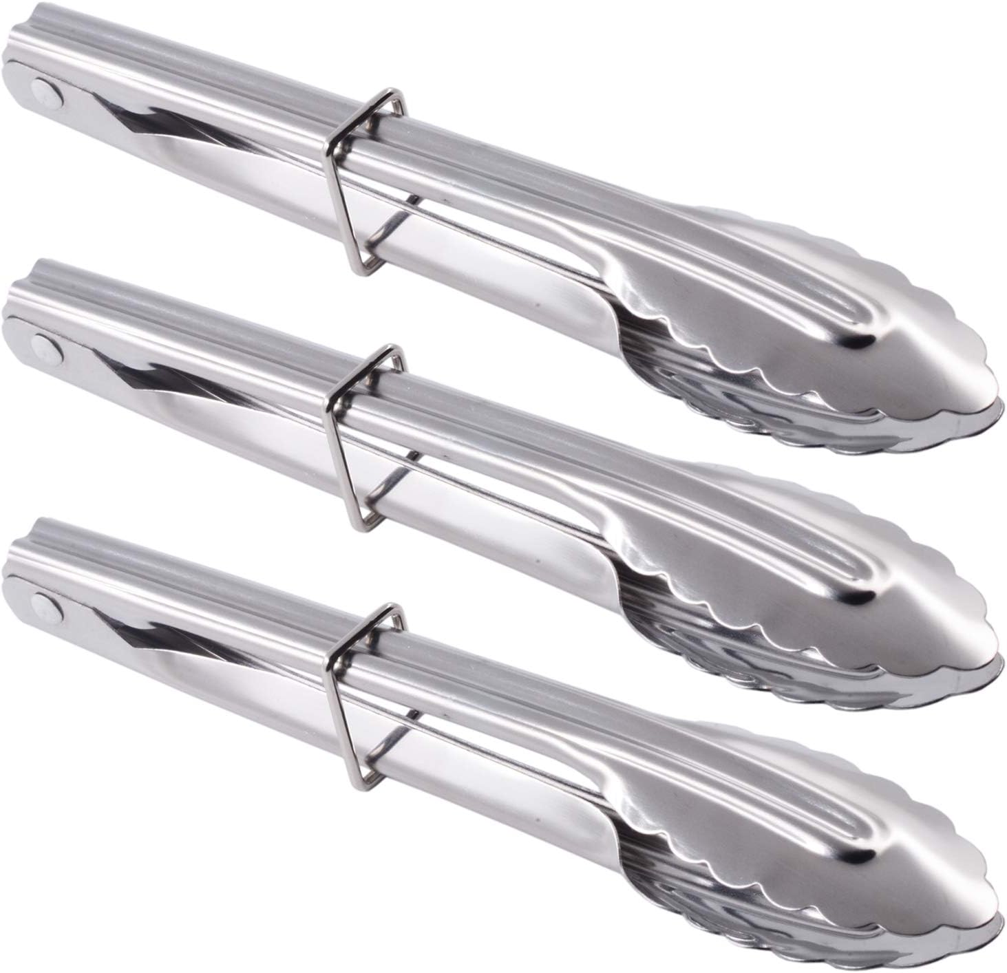 3pcs Steel Serving Cooking Camping Barbecue10" 3 পিস)