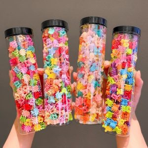 Colorful miniature hair claw clips 40+pcs