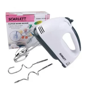 High-Performance Electric Beater and Mixer - White Color for Cake Cream - Achieve Perfect Baking Results with This Mixer