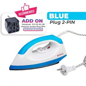 Electric Non Stick Dry Iron Temperature Control Indicator Light