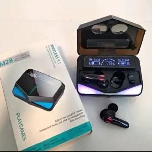 M28 TWS Bluetooth Earphone Wireless Gaming Headphones Earbuds Blutooth Handfree Headsets with Microphone for Mobile phone