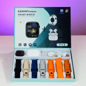 S2000 Promax 7 in 3 Smart Watch Combo Pack