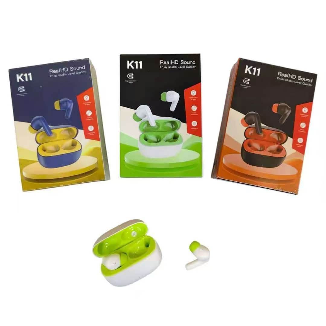 K11 TWS Earphones Noise Cancelling In-Ear Gaming Headphones with Excellent Audio Quality Waterproof Wireless Earbuds - Image 4