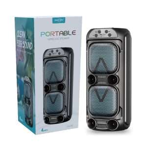 Wireless Dual 6.5 Inch Karaoke BT Speaker Portable Outdoor Sound Audio DJ Stereo Speaker