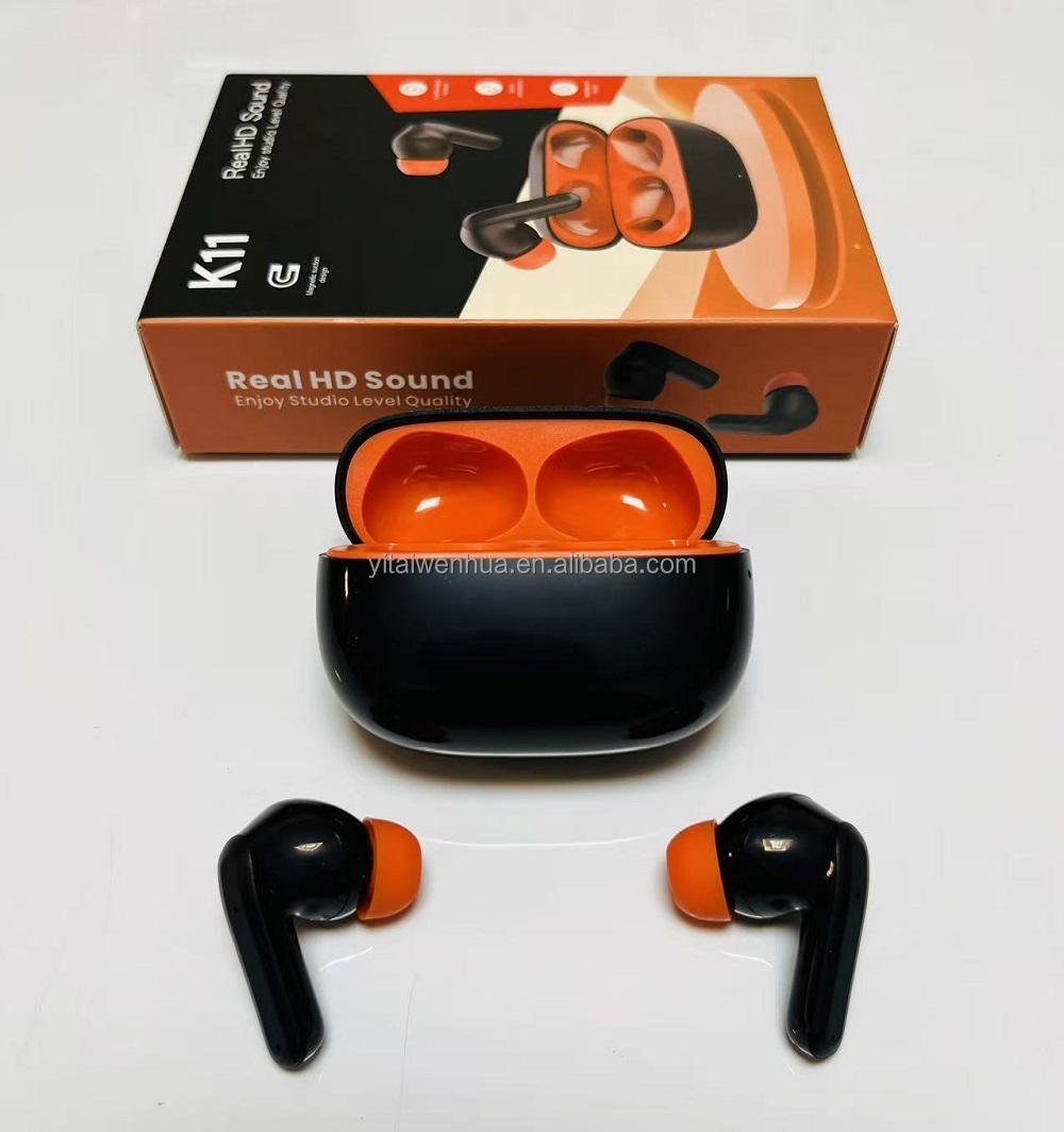 K11 TWS Earphones Noise Cancelling In-Ear Gaming Headphones with Excellent Audio Quality Waterproof Wireless Earbuds - Image 2