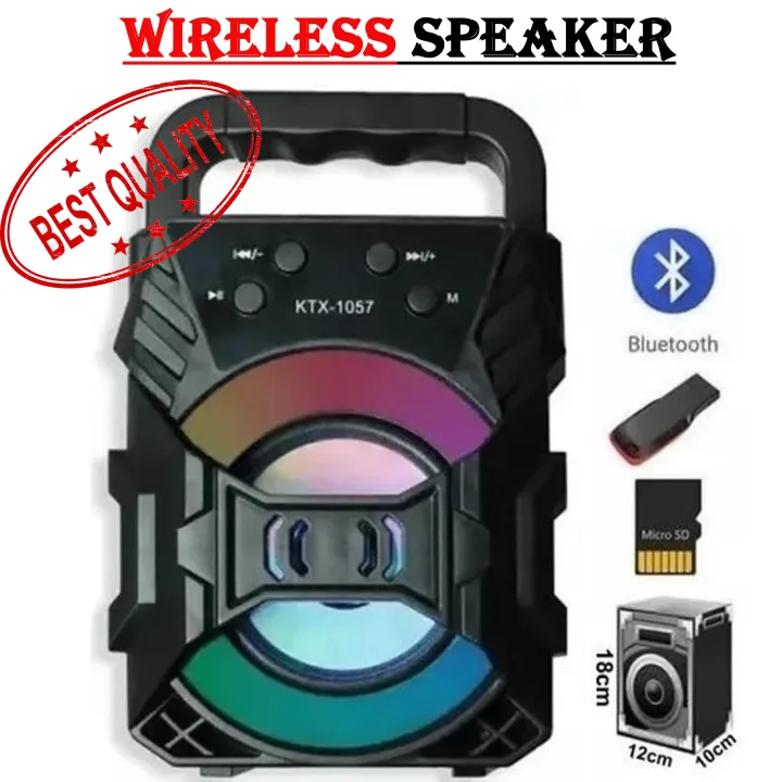 Portable Bluetooth Speaker KTS-1057 Wireless Speakers Super Bass Audio Player - Image 2