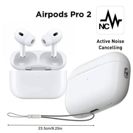 AppIe Airpods Pro 2nd Gen 4D Quality Sound Design and Charging Box - Image 3
