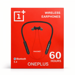 OnePlus Wireless Magnetic Neckband Earphones (60 Hours Battery)