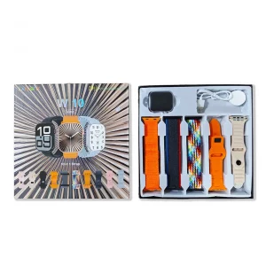 Laxasfit W10 Smart Watch, a 10th Anniversary Edition featuring a 46mm watch face and a unique strap system